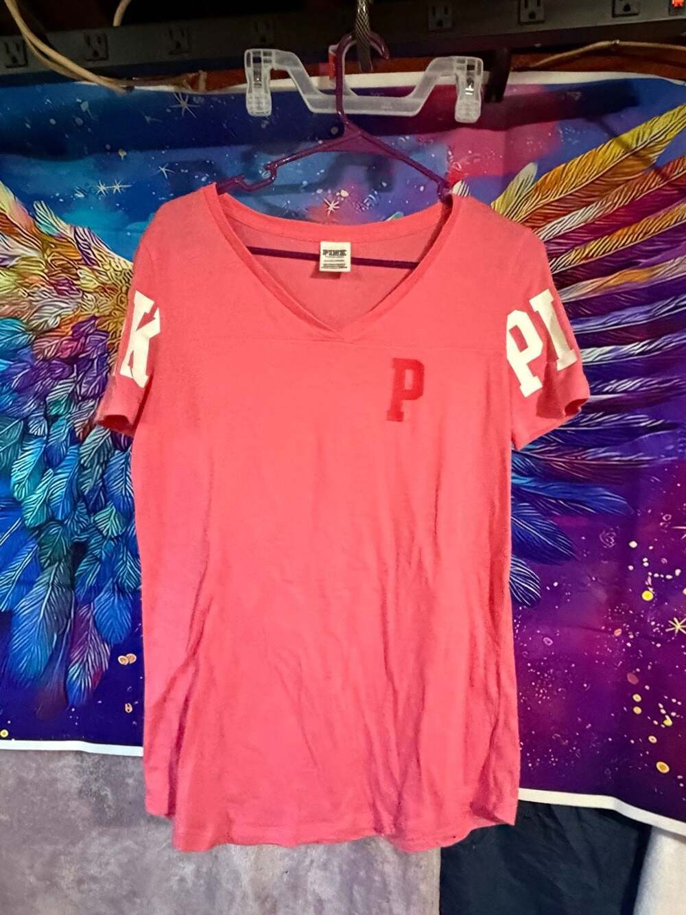 Pink Victoria's Secret T-Shirt Size S Pink